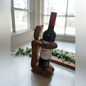 Wooden Wine Holder (wine not included)